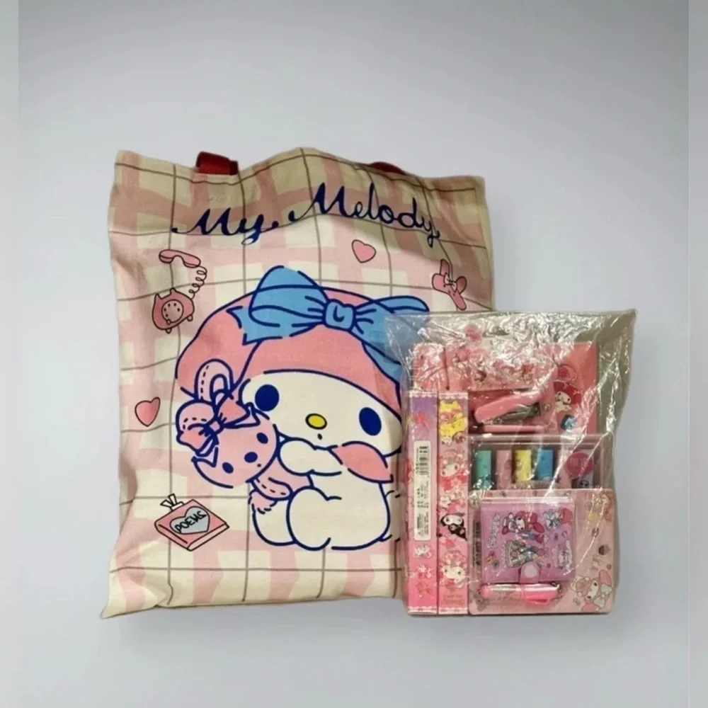 Sanrio My Melody Pink and Blue Kids Accessory Bag
